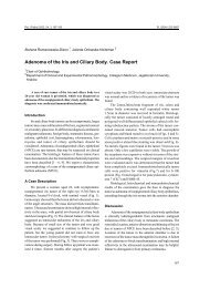 Adenoma of the Iris and Ciliary Body. Case Report
