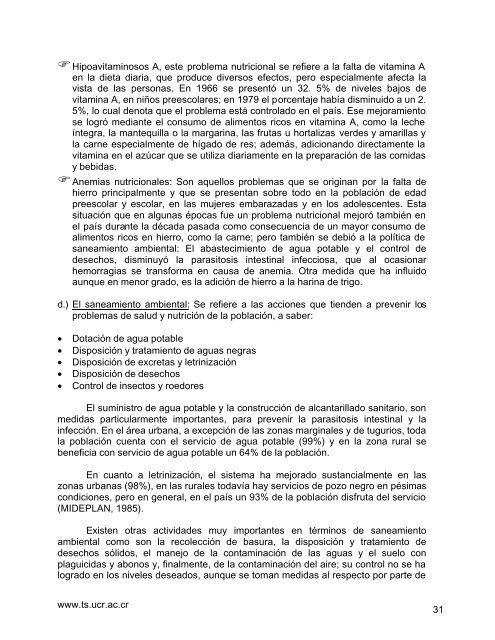 Problemas de la familia y la niÃ±ez en Costa Rica. I parte