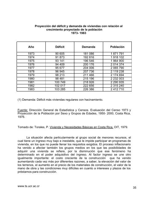 Problemas de la familia y la niÃ±ez en Costa Rica. I parte