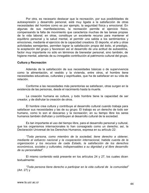 Problemas de la familia y la niÃ±ez en Costa Rica. I parte