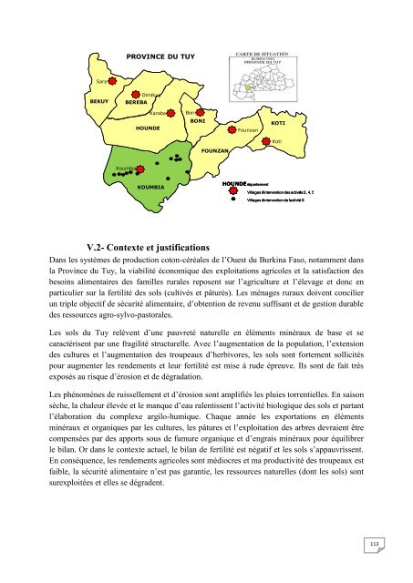 Capitalisation des acquis des projets financÃ©s par l'Union ... - CILSS