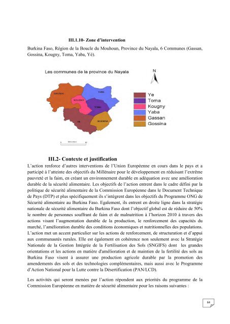 Capitalisation des acquis des projets financÃ©s par l'Union ... - CILSS