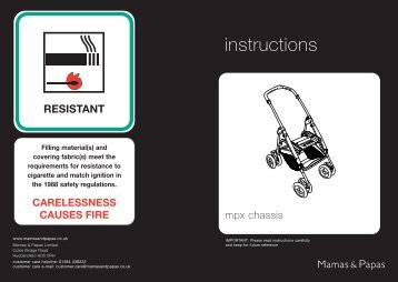 MPX Chassis instructions - Mamas & Papas