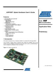 AVR1907: Xplain Hardware User's Guide - Atmel Corporation