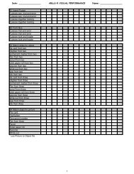 Date: ABLLS-R VISUAL PERFORMANCE Name ... - Tracking Sheets