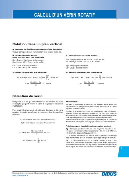 vÃ©rin pneumatique pignon-crÃ©maillÃ¨re - BIBUS France