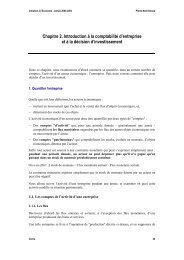 Chapitre 2. Introduction à la comptabilité d'entreprise et à la ... - Cerna