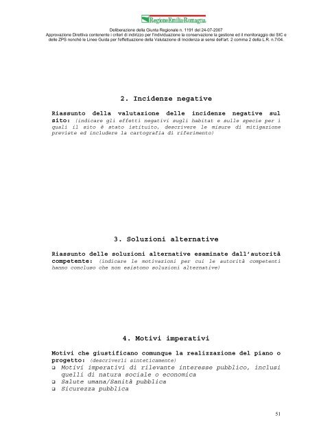 Deliberazione di Giunta Regionale n. 1191 del 24 luglio 2007