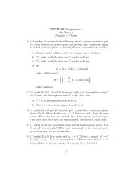 MATH 223 Assignment 5 due March 8 35 marks + 5 bonus 1. (12 ...