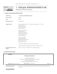 1 - 5000 ppm NITROGEN DIOXIDE In AIR - (MSDS) - Linde Gases