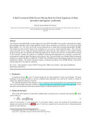 derivation and fugacity coefficients - Ufrgs