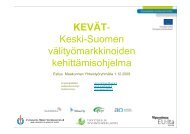 KEVÃT - Keski-Suomen liitto