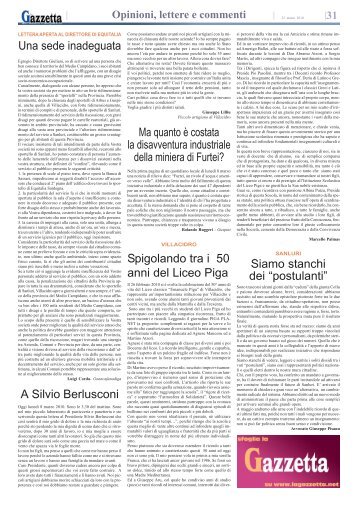 06 gazzetta blocco 31-40.pdf - La Gazzetta del Medio Campidano