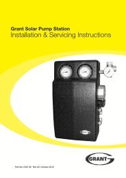 Grant Solar pump station Manual:: - Grant UK