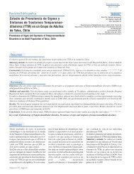 Estudio de Prevalencia de Signos y Sintomas... .pdf - Revista Dental ...