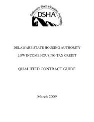 Qualified Contract Guide - Delaware State Housing Authority