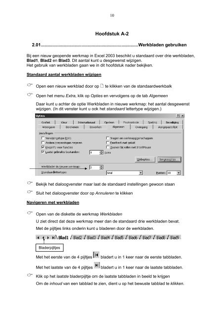 Cursusboek Excel (pdf, 721Kb)
