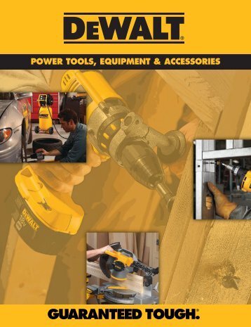 POWER TOOLS, EQUIPMENT & ACCESSORIES