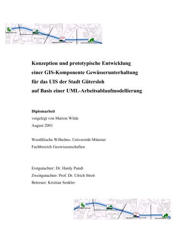 Konzeption und prototypische Entwicklung einer GIS-Komponente ...