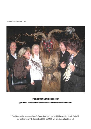 Pongauer Schiachpercht - Mattsee