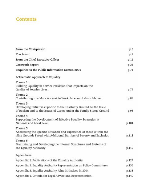 Annual Report 2004.pdf - Equality Authority