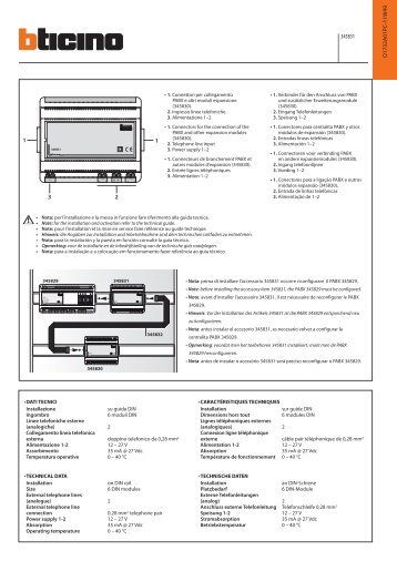 345831 O1732A01PC-11W49 2 1 3 1 - BTicino