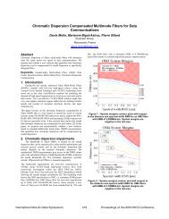 Chromatic Dispersion Compensated Multimode Fibers for Data ...