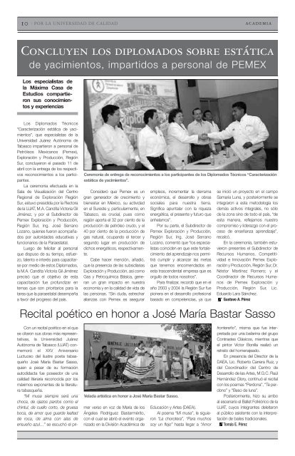 AÃ±o 4 Numero 70 - Publicaciones - Universidad JuÃ¡rez AutÃ³noma ...