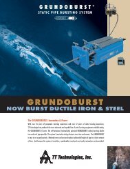 Grundoburst Literature - TT Technologies Inc.