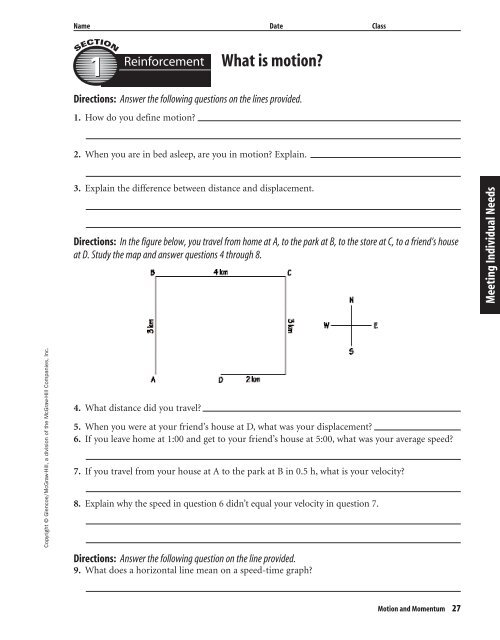 Momentum study quide