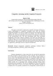 Competitive Advantage and the Complexity ... - ResearchGate