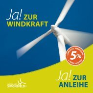 Windkraft anleihe - Windkraft Simonsfeld