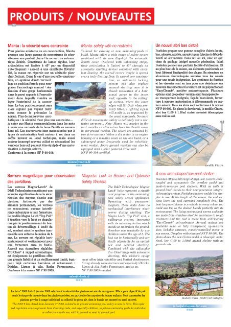 SECURITE-PISCINES.COMN°5 - Eurospapoolnews.com