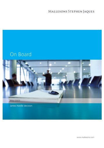 On Board - Mallesons