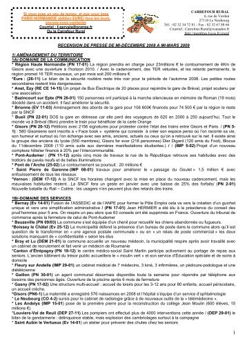 recension avril 2009 grand format - DiocÃ¨se d'Evreux