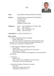 C.V. Name: Ismail Ibrahim Muhammad Moemen ... - Jerosch.de