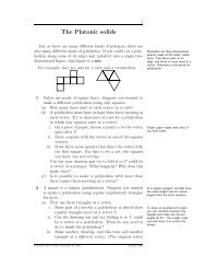 The Platonic solids