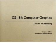 Lecture 6: Ray Tracing - Inst.eecs.berkeley.edu - University of ...