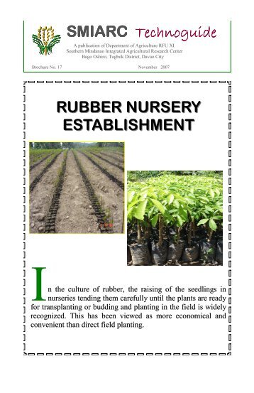 SMIARC Technoguide RUBBER NURSERY ESTABLISHMENT