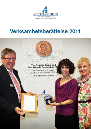 VerksamhetsberÃ¤ttelse 2011 - Apotekarsocieteten