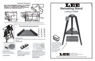 Reloading Stand - Lee Precision,Inc.