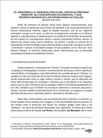 el desarrollo arqueologico del antiguo proximo oriente - ARPA