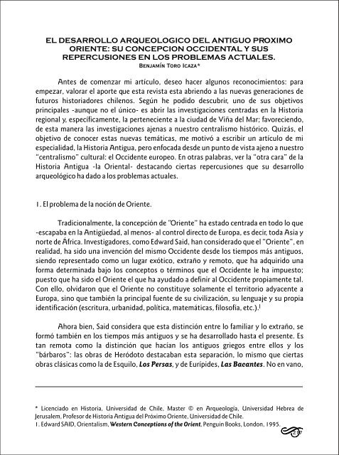 el desarrollo arqueologico del antiguo proximo oriente - ARPA