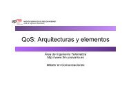 QoS: Arquitecturas y elementos - TelemÃƒÂ¡tica