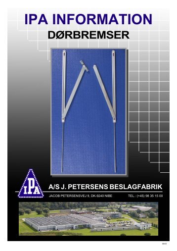 dÃ¸rbremser ipa information - J. Petersens Beslagfabrik