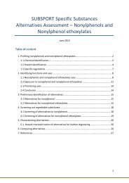 Nonylphenols and Nonylphenol ethoxylates - Subsport