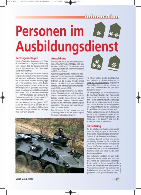 miliz - Österreichs Bundesheer