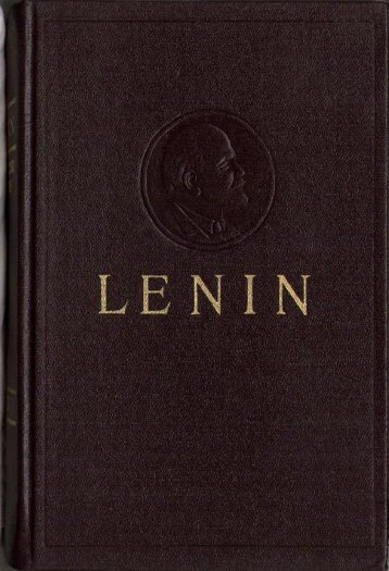 Collected Works of V. I. Lenin - Vol. 25 - From Marx to Mao