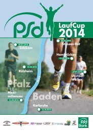 LaufCup - PSD Bank Karlsruhe-Neustadt eG