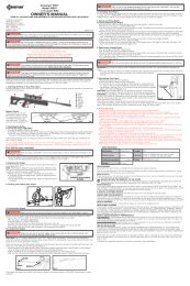 OWNER'S MANUAL - Crosman